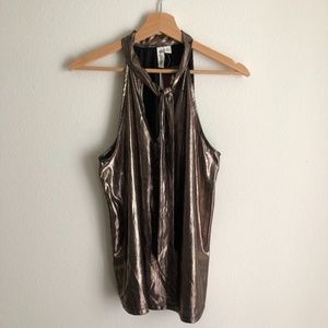 NWT Others Follow Gwen Shimmer Top Size L